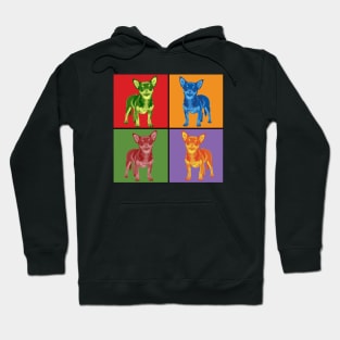 Brightly Colored Chihuahuas Hoodie